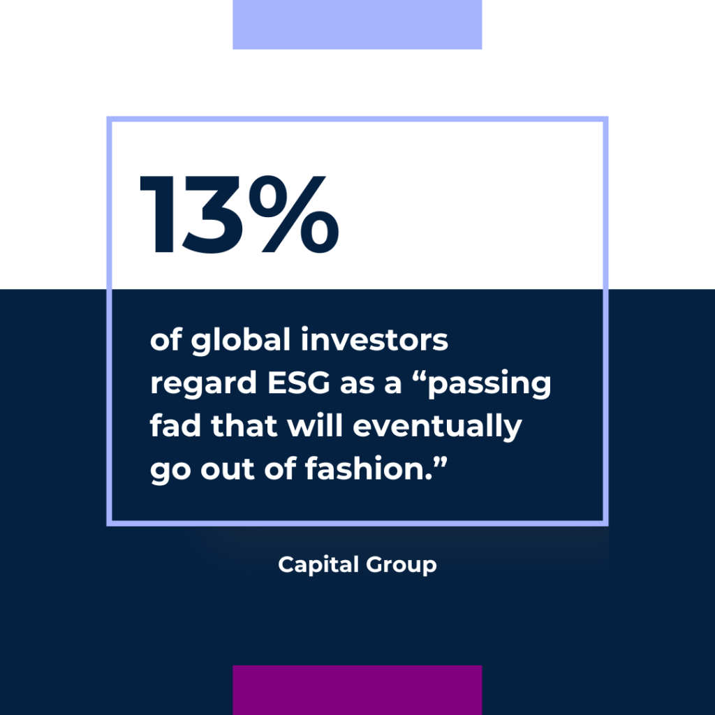 global investors regarding ESG